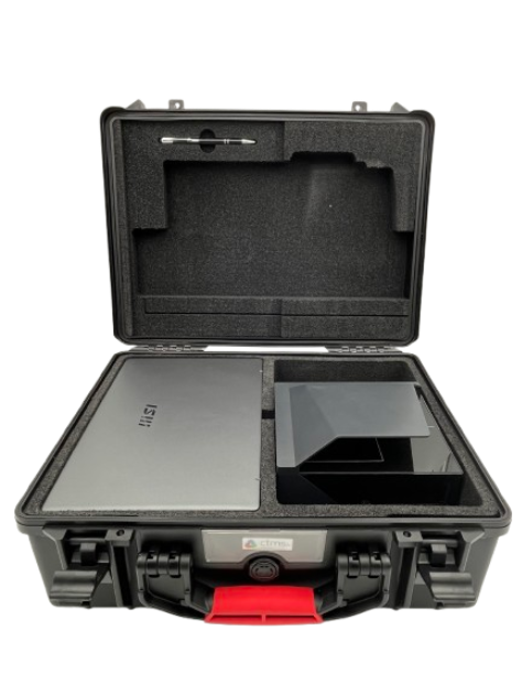 Valise de contrôle documentaire avec tablette blanche