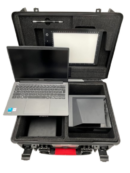 Valise de contrôle documentaire avec PC et scanner de documents d’identité