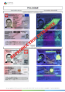 Page du livret de contrôle des documents d’identité présentant les éléments de sécurité d’un document